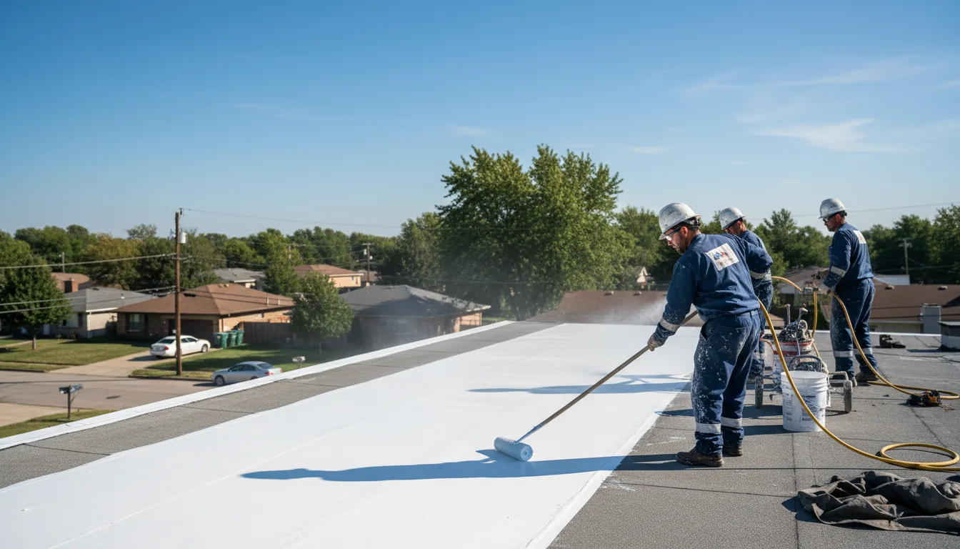 Commercial roof coating in Vienna, WV near me